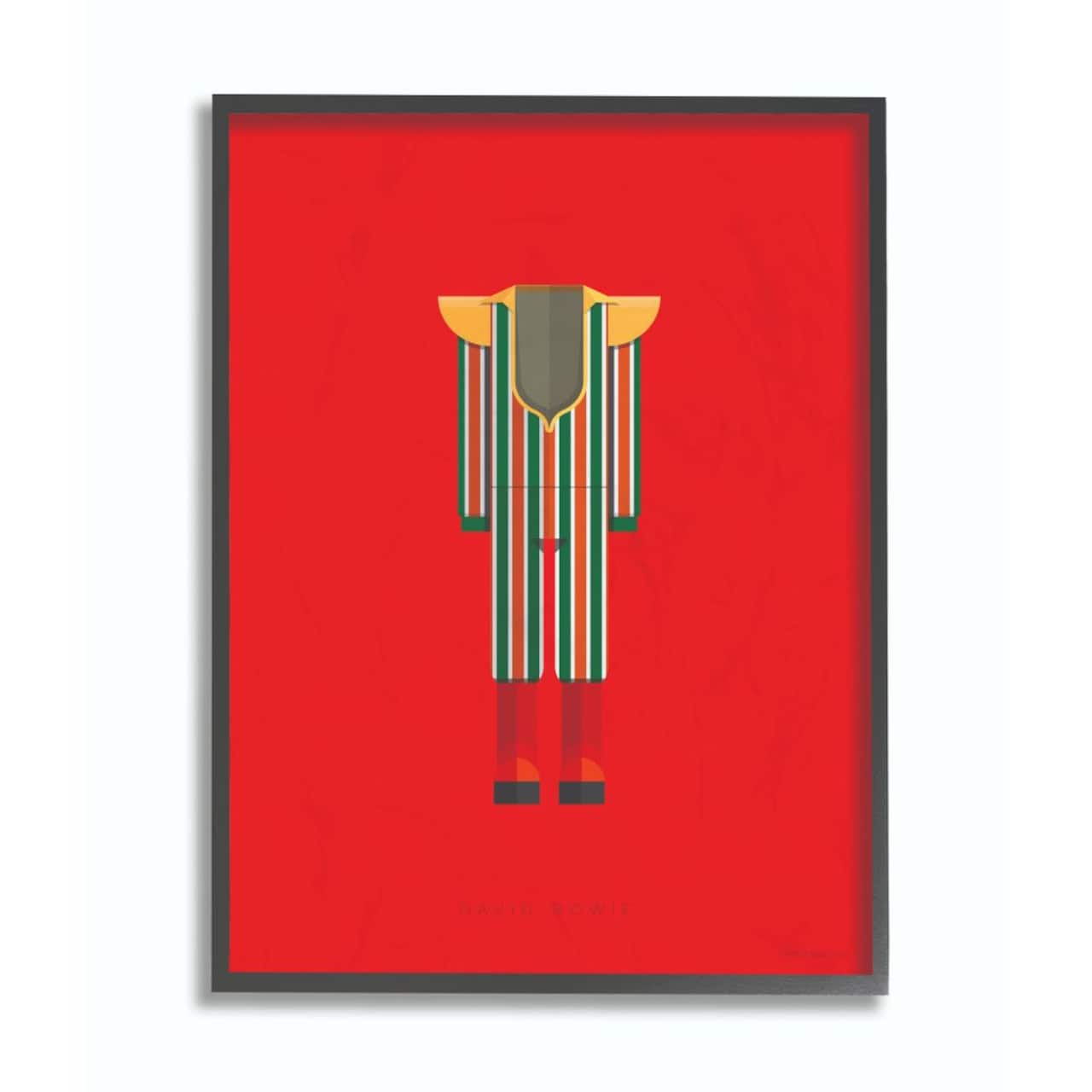 Stupell Industries David Bowie Wall Art in Black Frame